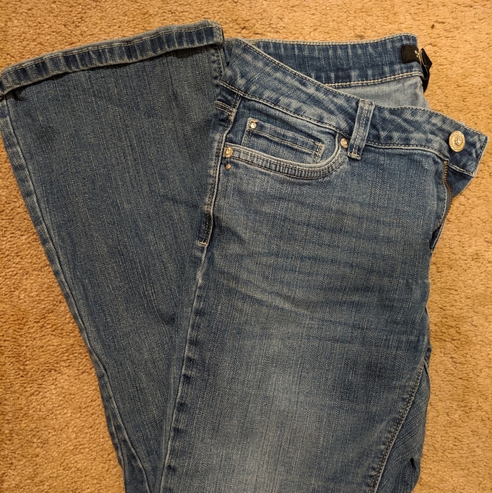 WHBM Skinny Flare Jeans